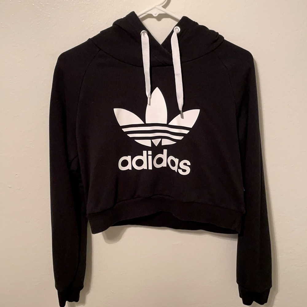 Adidas cropped hoody hoodie